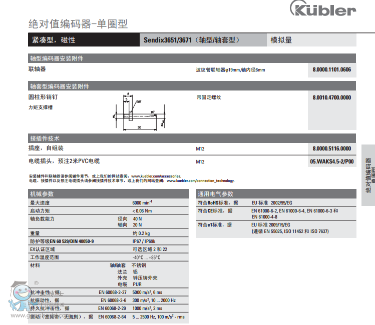 库伯勒Sendix3651