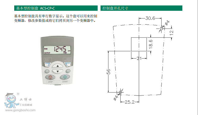 ACS510控制盘8