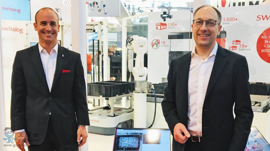 KUKA_Peter_Mohnen_Swisslog_Christian_Baur_ItemPiQ_LogiMAT_2019