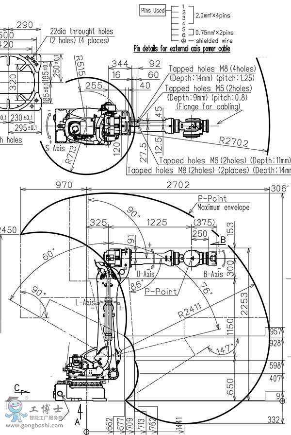 MOTOMAN-SP210安川工业机器人