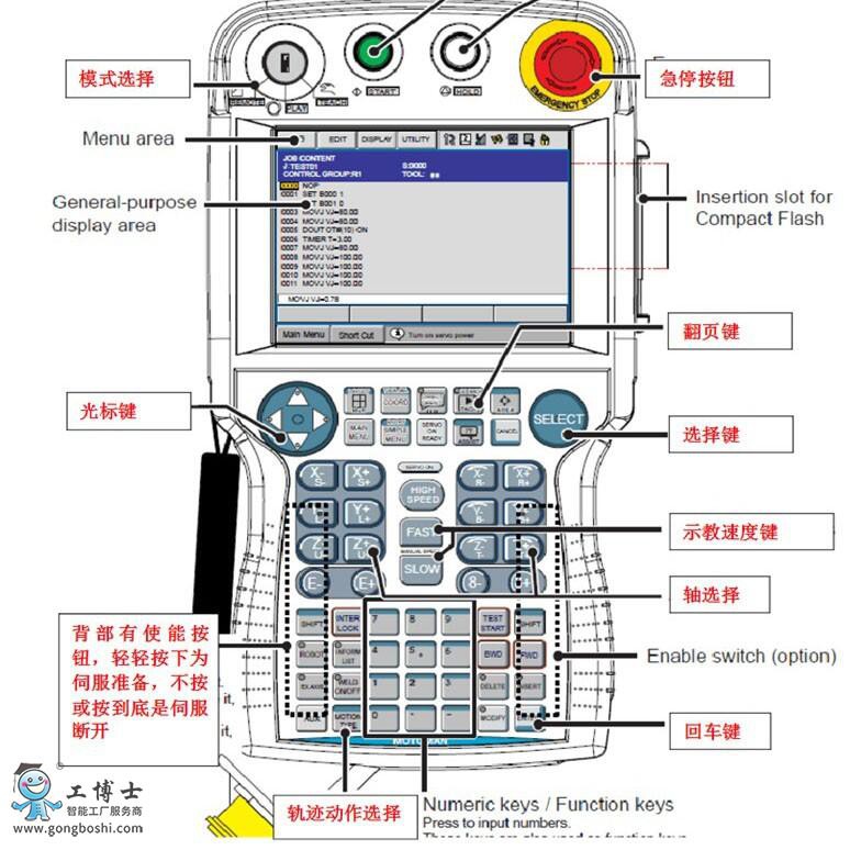 安川机器人示教器